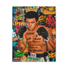 Muhammad Ali Pop Art Canvas Print — "The Greatest" Boxing Wall Art