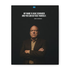 Matte Stretched Canvas Print — Bold Quote Portrait Wall Art