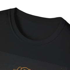 Gold Outline Rose T-Shirt