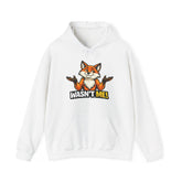 Wasn't Me Fox Hoodie — Funny Shrugging Fox Graphic Sweatshirt