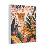 Leopard Jungle Matte Canvas Print — Stretched 1.25"