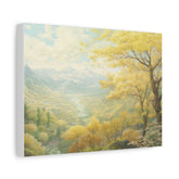 Autumn Valley Landscape Canvas Print — Matte Stretched Wall Art