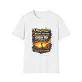 Discipline Motivational T-Shirt — “Discipline Will Take You Places… Show Up” Inspirational Tee