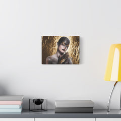 Gold Glam Portrait Canvas
