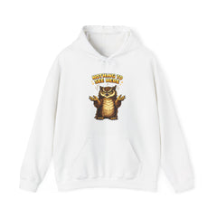Owl 'Nothing to See Here' Hoodie – Funny Vintage Owl Graphic Sweatshirt
