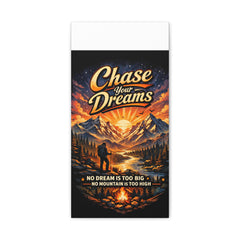 Canvas Print - "Chase Your Dreams" Mountain Adventure Wall Art