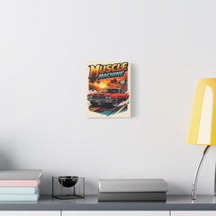 Muscle Machine Classic Car Canvas Print