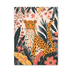 Leopard Jungle Matte Canvas Print — Stretched 1.25"