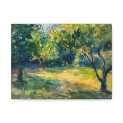 Sunlit Orchard Matte Canvas Wall Art — Stretched 1.25"