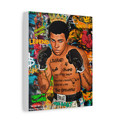 Muhammad Ali Pop Art Canvas Print — "The Greatest" Boxing Wall Art