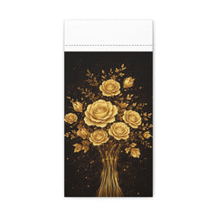 Golden Roses Bouquet Canvas Art — Matte Stretched Wall Decor