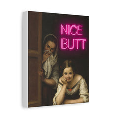 'Nice Butt' Neon Art Canvas