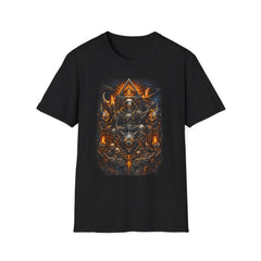 Occult Warrior T-Shirt — Mystical Skeleton Knight Graphic Tee