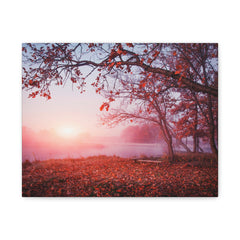 Autumn Sunrise Matte Canvas Wall Art — Stretched 1.25"